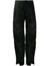 JIL SANDER JIL SANDER HOSE MIT SCHLITZ - SCHWARZ