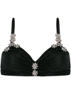 AREA AREA RHINESTONE BIKINI - BLACK