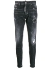 Dsquared2 Skinny Dan Denim Pants In Black