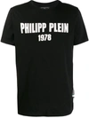 Philipp Plein Logo 1978 Cotton T-shirt In Black
