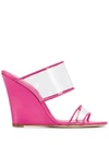 PARIS TEXAS WEDGE HEEL SANDALS