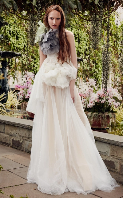 open lace back dress Vera Wang: Honorata main image 1