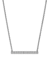 CHOPARD COLLIER ICE CUBE 18K WHITE GOLD & DIAMOND NECKLACE,400098913322
