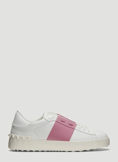 Valentino Garavani Rockstud Untitled Sneakers In Pink