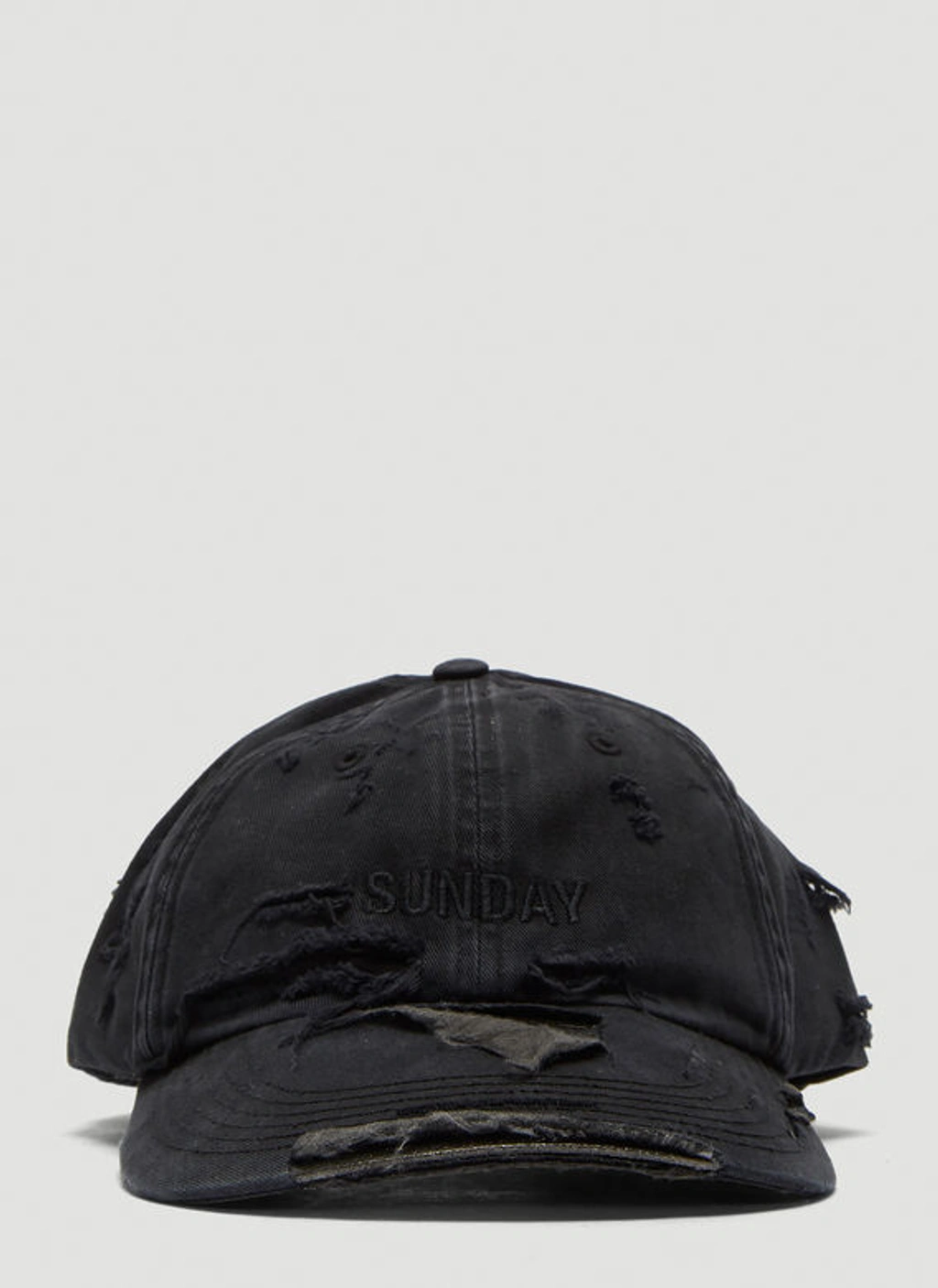帽子 vetements BASEBALLCAP EVERYDAYOFTHEWEEK Vetements X Reebok Weekday Sunday Baseball Cap In Black | ModeSens