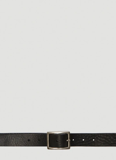 Vetements Leather Belt In Black