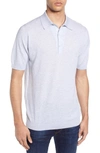 John Smedley Roth Sea Island Cotton-piqué Polo Shirt - Light Gray