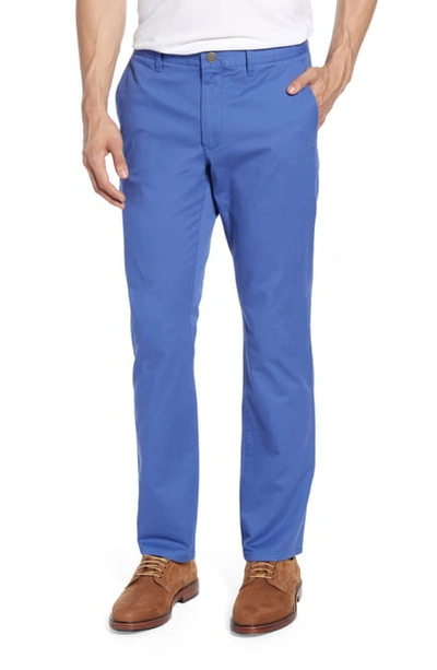 Bonobos Tailored Fit Stretch Washed Cotton Chinos In Blue Macaw