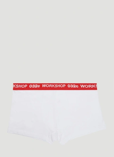 032c Classic Boxer Shorts In White