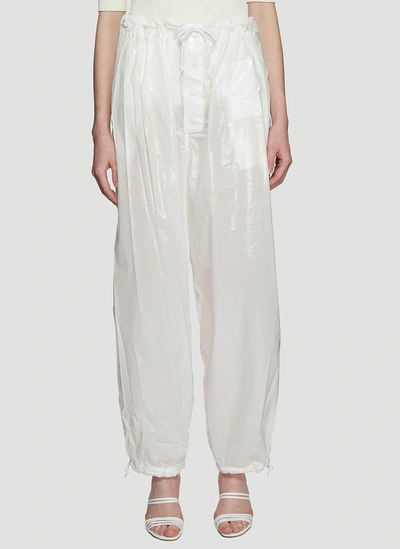Kwaidan Editions Parachute Trousers In White