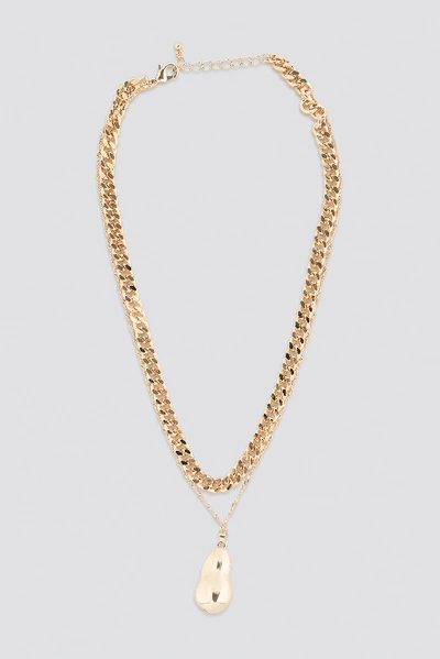 Na-kd Chunky Chain Pendant Necklace - Gold