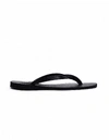 YOHJI YAMAMOTO BLACK LEATHER FLIP-FLOPS,FH-E-03-765-1