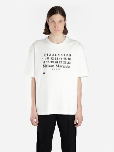 国内発送 マルジェラ オープンカラー 開襟 アウトラインシャツ Maison Margiela T Shirts In Off-white | ModeSens