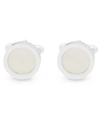 LANVIN Round Mother of Pearl Cufflinks,5057865586663