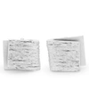 LANVIN SILVER-TONE V-SHAPE CUFFLINKS,5057865586731