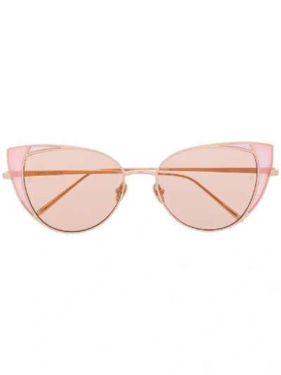 Linda Farrow Cat Eye Sunglasses - Pink