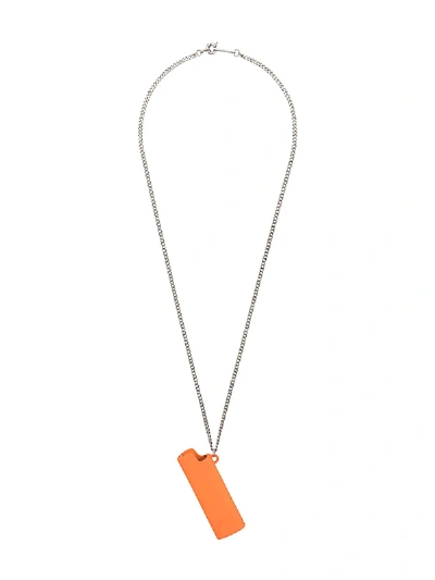 Ambush Neon Pendant Necklace - 橘色 In Orange