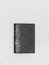 BURBERRY Monogram Leather Bifold Card Case