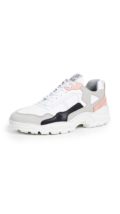 Filling Pieces Low Curve Iceman Trimix Trainers In Peach