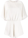 IRO IRO SHORT SLEEVE PLAYSUIT - NEUTRALS