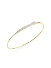 Phillips House Affair 14k Yellow Gold & Diamond Wire Strap Bracelet