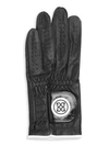 G/fore Left-hand Leather Golf Glove In Black