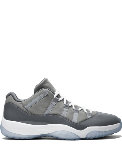 JORDAN AIR JORDAN 11 RETRO LOW "COOL GREY" SNEAKERS