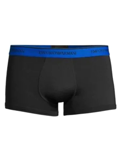 Emporio Armani Logo Underwear Boxer Briefs In Black