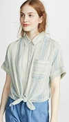 RAG & BONE Lenny Tie Shirt