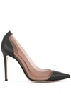 GIANVITO ROSSI GIANVITO ROSSI VERNICE+PLEXY PUMPS - BLACK