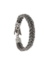 EMANUELE BICOCCHI EMANUELE BICOCCHI ROPE WOVEN BRACELET - SILVER