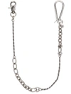 ANDREA D'AMICO ANDREA D'AMICO CHAIN KEYRING - SILVER