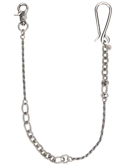 Andrea D'amico Chain Keyring - Silver