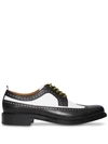 BURBERRY Brogue Detail Two-tone Leather Derby Shoes