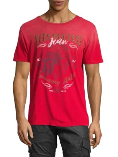 Robin's Jean Graphic Cotton Tee In Red