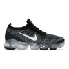 NIKE BLACK & WHITE AIR VAPORMAX FLYKNIT 3 SNEAKERS