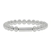 Le Gramme Le 47 Beaded Bracelet In Silver