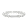 Le Gramme Le 47 Beaded Bracelet In Silver