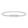 LE GRAMME LE GRAMME SILVER AND GOLD POLISHED LE 11 GRAMMES BEADS BRACELET