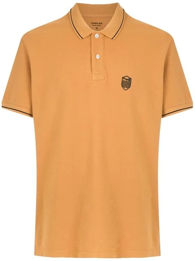 Osklen Polo Shirt In Yellow