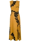 OSKLEN PRINTED LONG DRESS