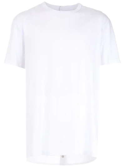 À La Garçonne + Hering Buttoned T-shirt In White