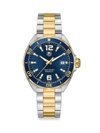 TAG HEUER FORMULA 1 41MM STAINLESS STEEL & YELLOW GOLDPLATED QUARTZ BRACELET WATCH,400011064957