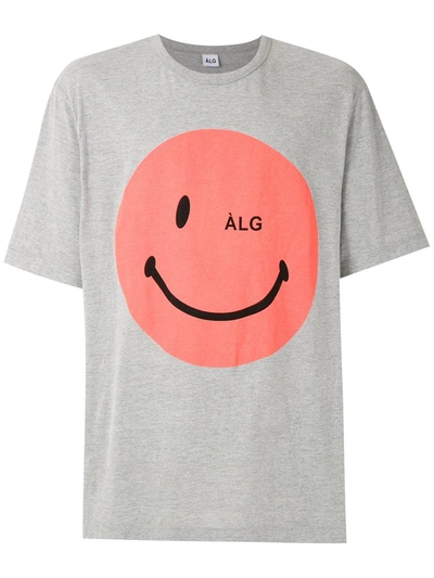 Àlg Smiley T-shirt In Grey