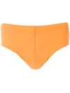 AMIR SLAMA AMIR SLAMA 纯色泳裤 - 橘色