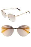 MARC JACOBS DAISY 59MM TINTED BUTTERFLY SUNGLASSES,DAISY1S