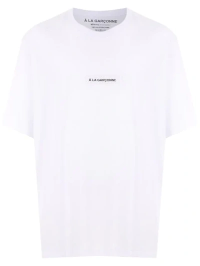 À La Garçonne + Hering Logo T恤 - 白色 In White
