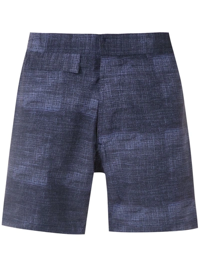 Amir Slama Printed Shorts In Blue