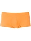 AMIR SLAMA AMIR SLAMA LOGO泳裤 - 橘色