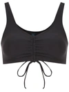 Lygia & Nanny Kick Up Sports Bra In Black